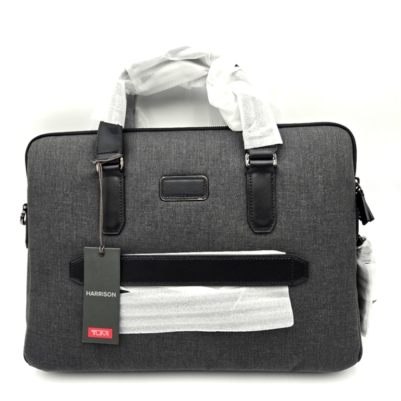 #98 NWT - Harrison Avondale Top Zip Brief - Charcoal - Picture 6 of 16